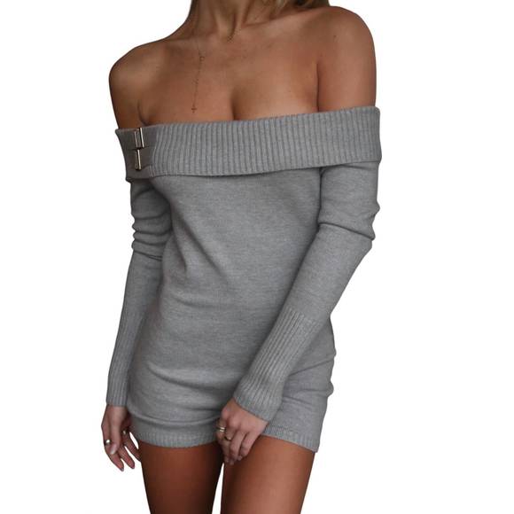 NEW ET CLET cozy up romper in grey - Picture 1 of 3